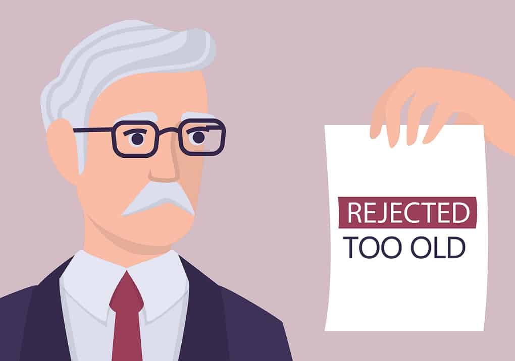 HR specialist reject an old man cv