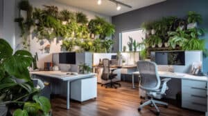 inspiring office interior design may plants